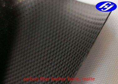3K Plain Carbon Fiber Leather Fabric Plain Black Matte Woven Aramid Fabric
