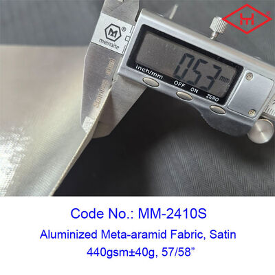 Thickness 0.53 Mm Meta-aramid Fabric Flame-resistant Meta-aramid Fiber Material Composition Ideal For Fire Resistant Apparel And Industrial