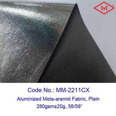 Water Repellent Meta-aramid Fabric 280 Grams Per Square Meter Flame Resistant Durable Textile For Protective Equipment